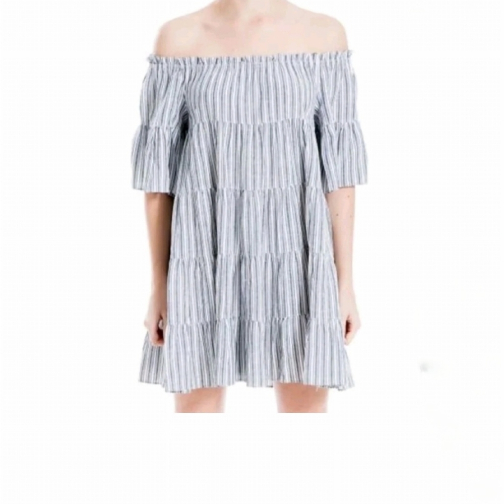 Max Studio Tiered Swing Dress